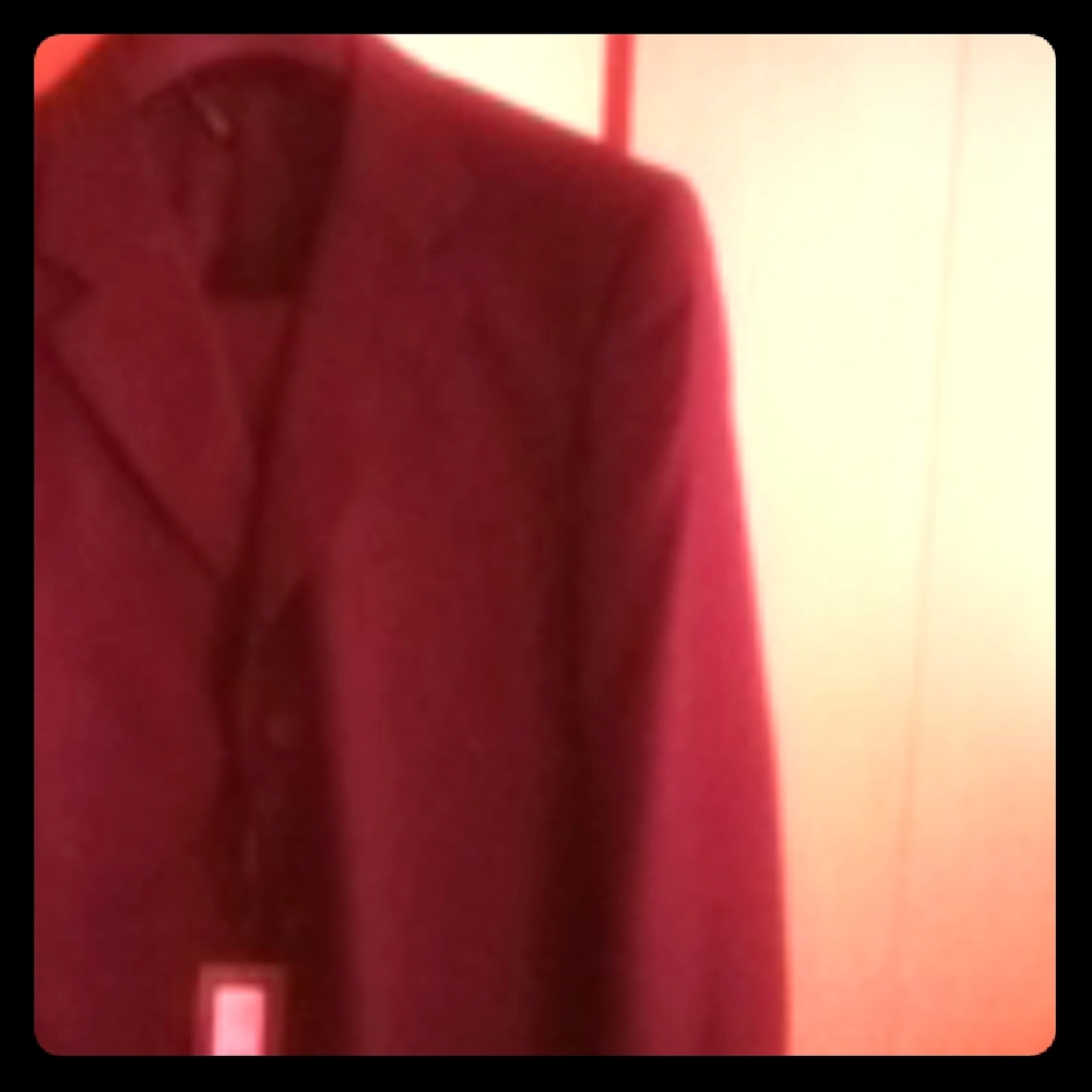 Dark brown men's designer suit
